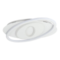 Brilagi - dimmbare LED-Deckenleuchte IRIS LED/78W/230V 3000-6000K 37x49 cm weiß + Fernbedienung