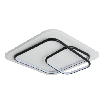 Brilagi - dimmbare LED-Deckenleuchte IRIS LED/81W/230V 3000-6000K 50x50 cm weiß/schwarz + Fernbedienung