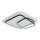 Brilagi - dimmbare LED-Deckenleuchte IRIS LED/81W/230V 3000-6000K 50x50 cm weiß/schwarz + Fernbedienung