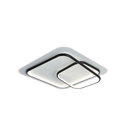 Brilagi - dimmbare LED-Deckenleuchte IRIS LED/81W/230V 3000-6000K 50x50 cm weiß/schwarz + Fernbedienung
