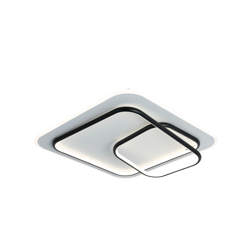 Brilagi - dimmbare LED-Deckenleuchte IRIS LED/81W/230V 3000-6000K 50x50 cm weiß/schwarz + Fernbedienung
