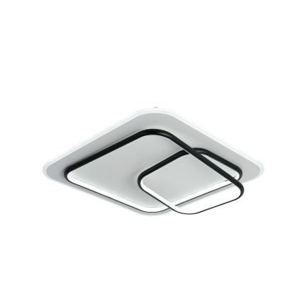 Brilagi - dimmbare LED-Deckenleuchte IRIS LED/81W/230V 3000-6000K 50x50 cm weiß/schwarz + Fernbedienung