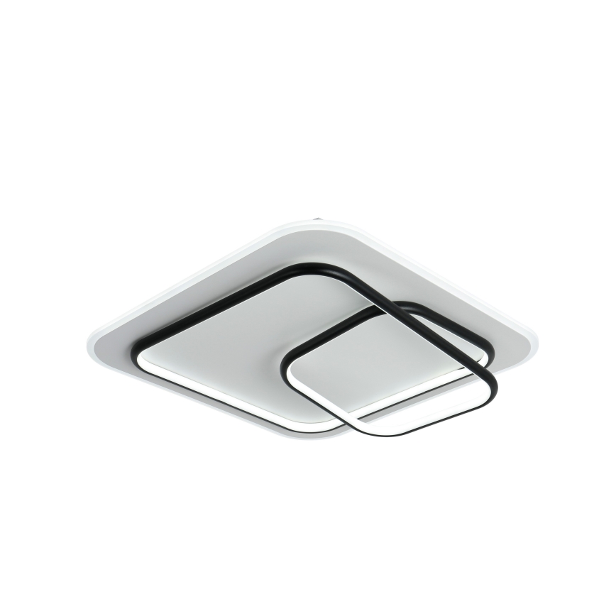 Brilagi - dimmbare LED-Deckenleuchte IRIS LED/81W/230V 3000-6000K 50x50 cm weiß/schwarz + Fernbedienung