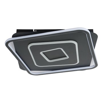 Brilagi - dimmbare LED-Deckenleuchte IRIS LED/98W/230V 3000-6000K 50x50 cm schwarz + Fernbedienung