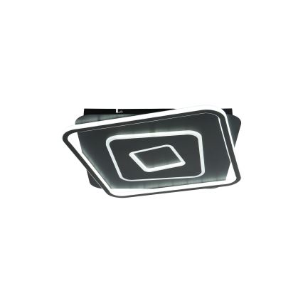 Brilagi - dimmbare LED-Deckenleuchte IRIS LED/98W/230V 3000-6000K 50x50 cm schwarz + Fernbedienung