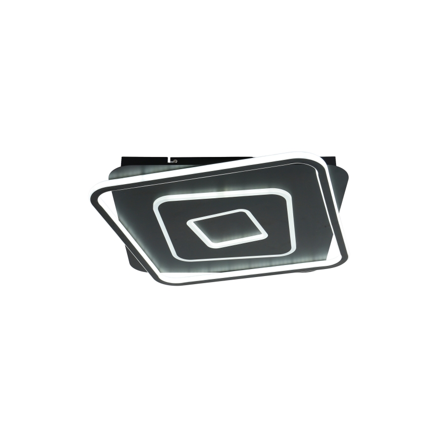 Brilagi - dimmbare LED-Deckenleuchte IRIS LED/98W/230V 3000-6000K 50x50 cm schwarz + Fernbedienung
