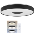 Brilagi - Dimmbare LED-Deckenleuchte JAMIS LED/48W/230V 3000-6500K Ø 39 cm schwarz + + Fernbedienung