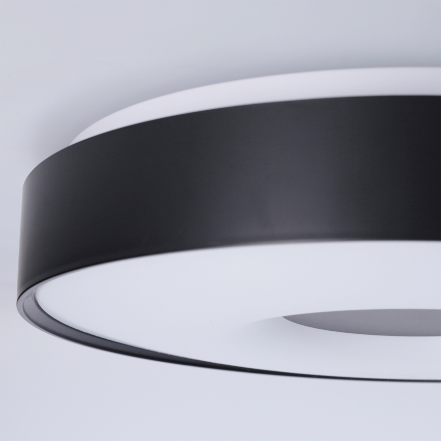 Brilagi - dimmbares LED-Deckenlicht JAMIS LED/48W/230V 3000-6500K Ø 39 cm schwarz + Fernbedienung