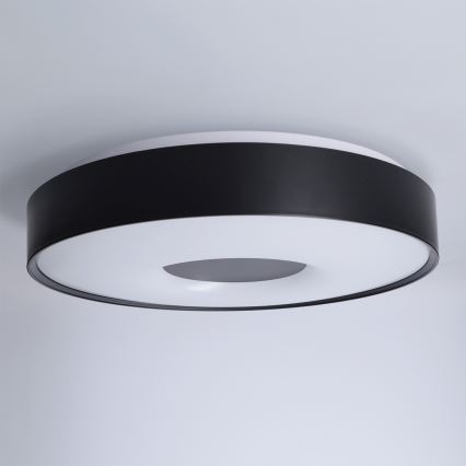 Brilagi - dimmbares LED-Deckenlicht JAMIS LED/48W/230V 3000-6500K Ø 39 cm schwarz + Fernbedienung