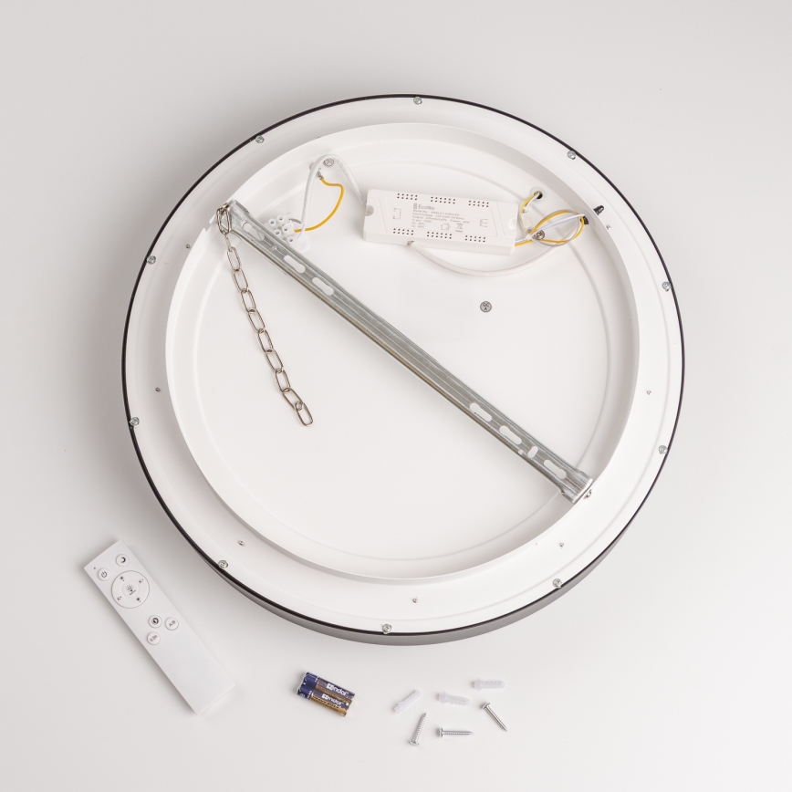 Brilagi - Dimmbare LED-Deckenleuchte FALCON LED/40W/230V 3000-6500K schwarz + Fernbedienung