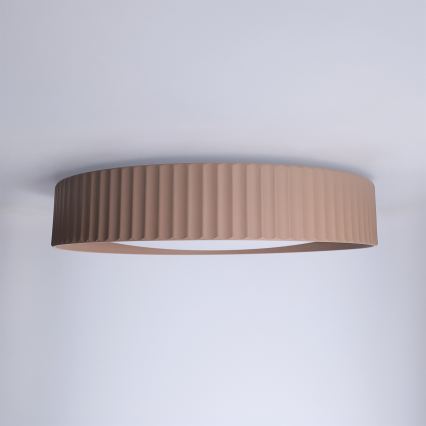 Brilagi - Dimmbare LED-Deckenleuchte LUCIA, 48 W, 230 V, 3000-6500 K, Ø 41 cm, Braun, inkl. Fernbedienung