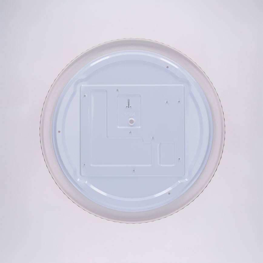 Brilagi - Dimmbare LED-Deckenleuchte LUCIA, 48 W, 230 V, 3000-6500 K, Ø 41 cm, Braun, inkl. Fernbedienung