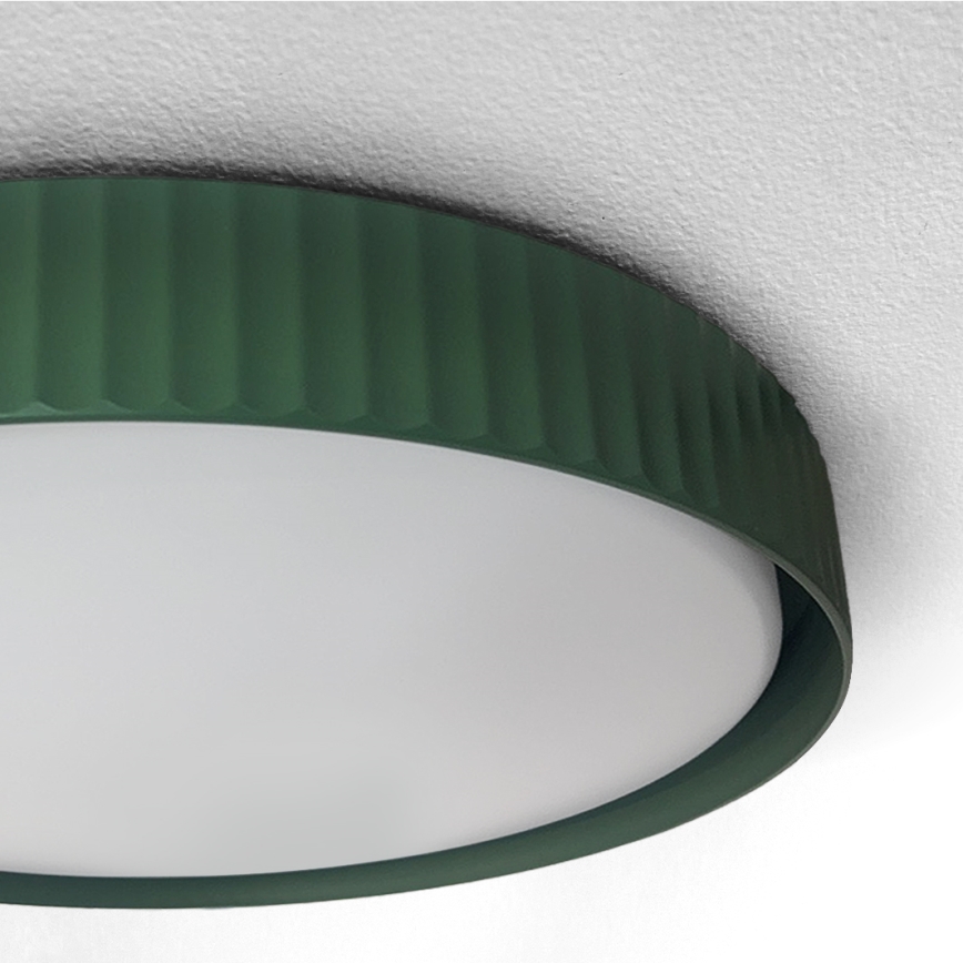 Brilagi - Dimmbare LED-Deckenleuchte LUCIA LED/48W/230V 3000-6500K Ø 41 cm grün + Fernbedienung