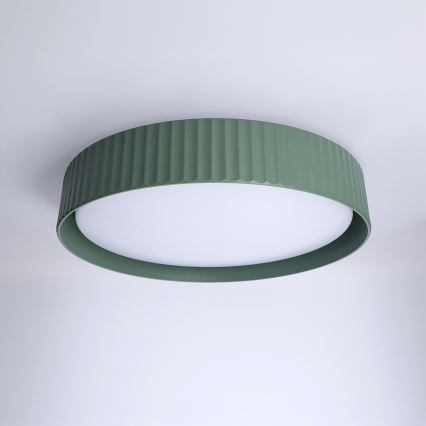 Brilagi - Dimmbare LED-Deckenleuchte LUCIA LED/48W/230V 3000-6500K Ø 41 cm grün + Fernbedienung