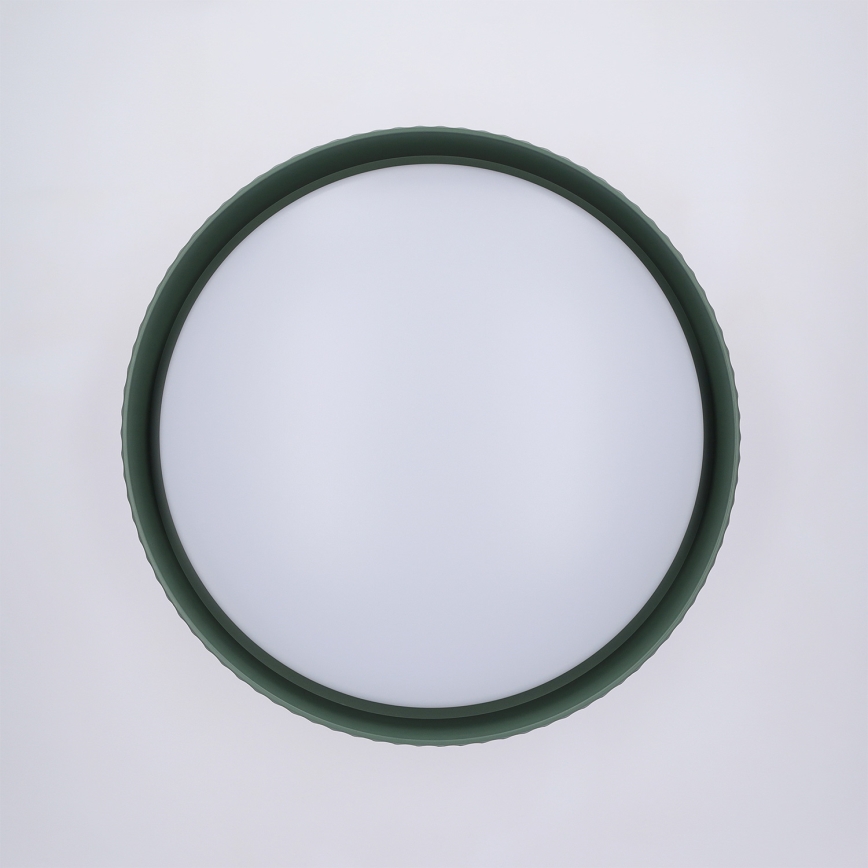Brilagi - Dimmbare LED-Deckenleuchte LUCIA LED/48W/230V 3000-6500K Ø 41 cm grün + Fernbedienung