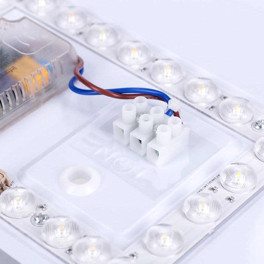 Brilagi - LED-dimmbare Deckenleuchte LUCIA LED/48W/230V 3000–6500K Ø 41 cm schwarz + Fernbedienung