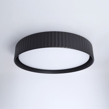 Brilagi - LED-dimmbare Deckenleuchte LUCIA LED/48W/230V 3000–6500K Ø 41 cm schwarz + Fernbedienung