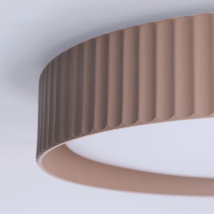 Brilagi - dimmbare LED-Deckenleuchte LUCIA LED/48 W/230 V 3000–6500 K Ø 41 cm Taupe + Fernbedienung