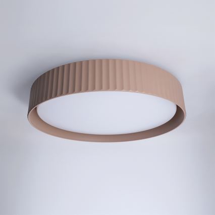 Brilagi - dimmbare LED-Deckenleuchte LUCIA LED/48 W/230 V 3000–6500 K Ø 41 cm Taupe + Fernbedienung