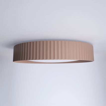 Brilagi - dimmbare LED-Deckenleuchte LUCIA LED/48 W/230 V 3000–6500 K Ø 41 cm Taupe + Fernbedienung