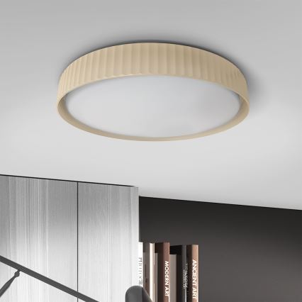Brilagi - dimmbare LED-Deckenleuchte LUCIA LED/60W/230V 3000-6500K Ø 59 cm beige + Fernbedienung