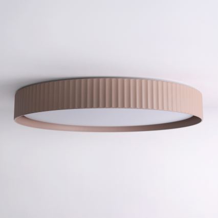 Brilagi - dimmbare LED-Deckenleuchte LUCIA LED/60W/230V 3000-6500K Ø 59 cm braun + Fernbedienung