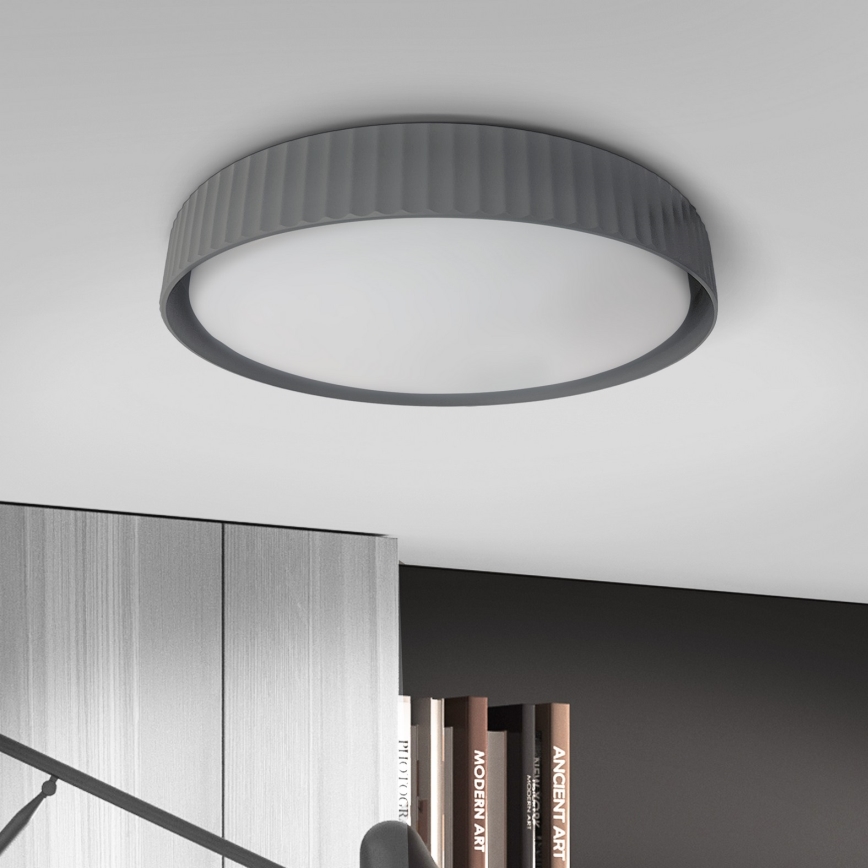 Brilagi - LED-dimmbare Deckenleuchte LUCIA LED/60W/230V 3000-6500K Ø 59 cm grau + Fernbedienung