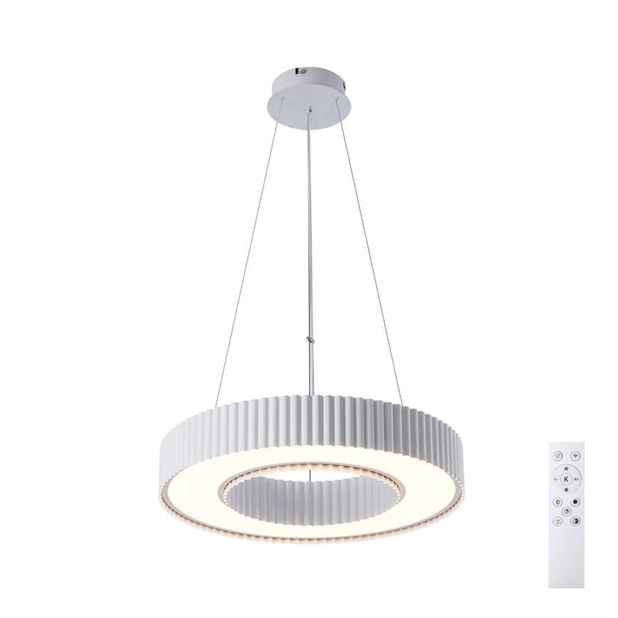 Brilagi - LED-dimmbare Pendelleuchte am Seil LUMIX LED/48W/230V 3000-6000K weiß Ø 50 cm + Fernbedienung