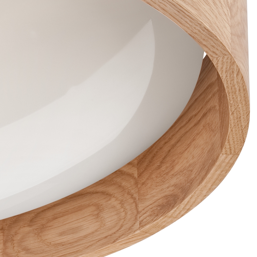 Brilagi - LED-dimmbare Deckenleuchte MANAROLA LED/24W/230V Ø 42 cm 3000-6500K Eiche + Fernbedienung