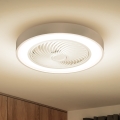 Brilagi - Dimmbare LED-Deckenleuchte mit Ventilator LED/30W/230V 3000-6500K weiß + Fernbedienung