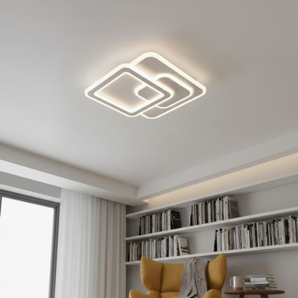 Brilagi - LED-dimmbare Deckenleuchte MODERN LED/80W/230V 3000-6000K 52,5x52,5 cm + Fernbedienung