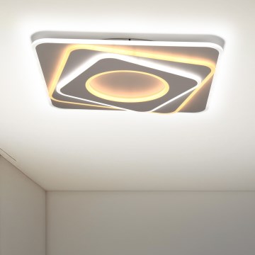 Brilagi - Dimmbare LED-Deckenleuchte MODERN LED/100W/230V 2700-6500K 48x48 cm + Fernbedienung