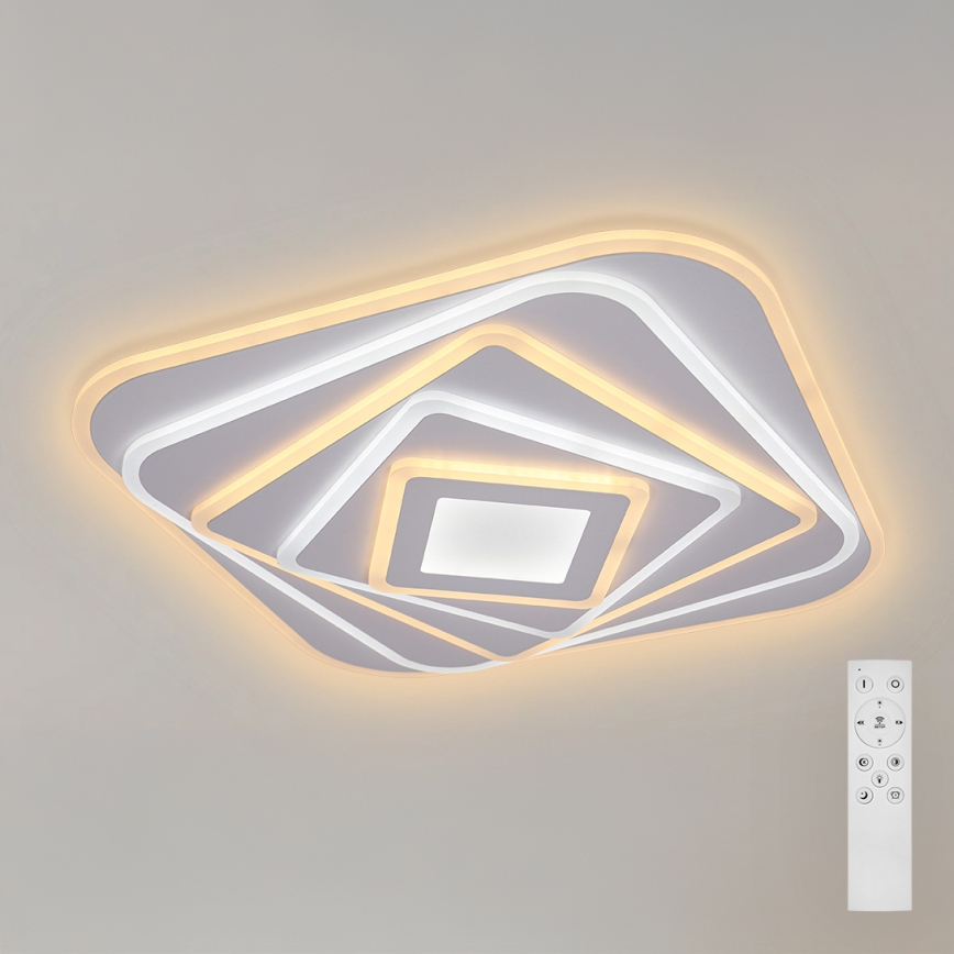 Brilagi - Dimmbare LED-Deckenleuchte MODERN LED/210W/230V 2700-6500K 55x55 cm + Fernbedienung