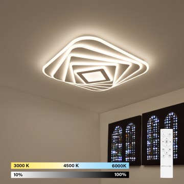 BRILAGI - Dimmbare LED-Deckenleuchte MODERN LED/210W/230V 3000-6000K 55x55 cm + Fernbedienung