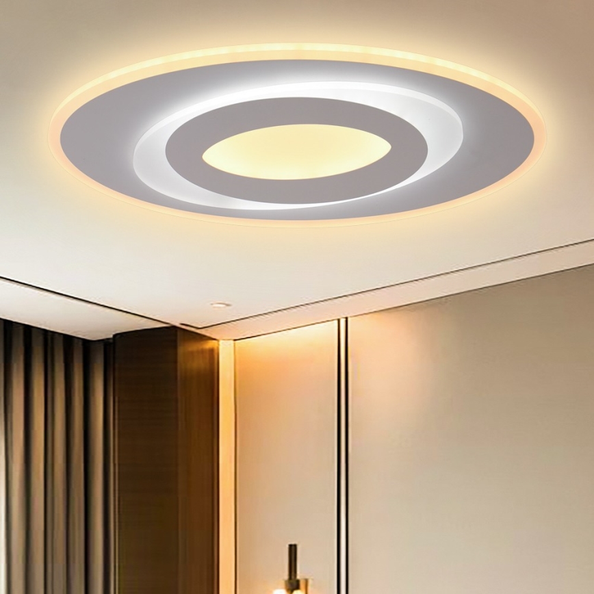 Brilagi - Dimmbare LED-Deckenleuchte MODERN LED/45W/230V 2700-6500K 20x40 cm + Fernbedienung