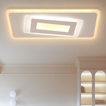 Brilagi - Dimmbare LED-Deckenleuchte MODERN LED/51W/230V 3000-6000K 20x40 cm + Fernbedienung