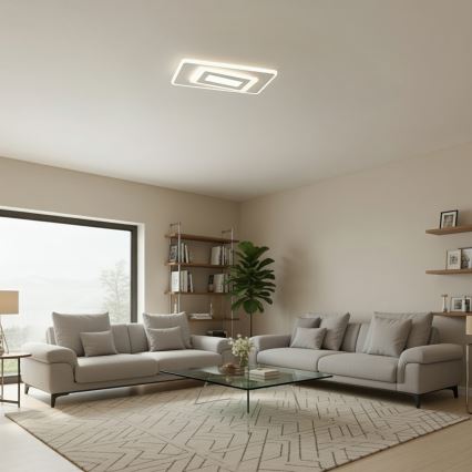 BRILAGI - Dimmbare LED-Deckenleuchte MODERN LED/51W/230V 3000-6000K 20x40 cm + Fernbedienung