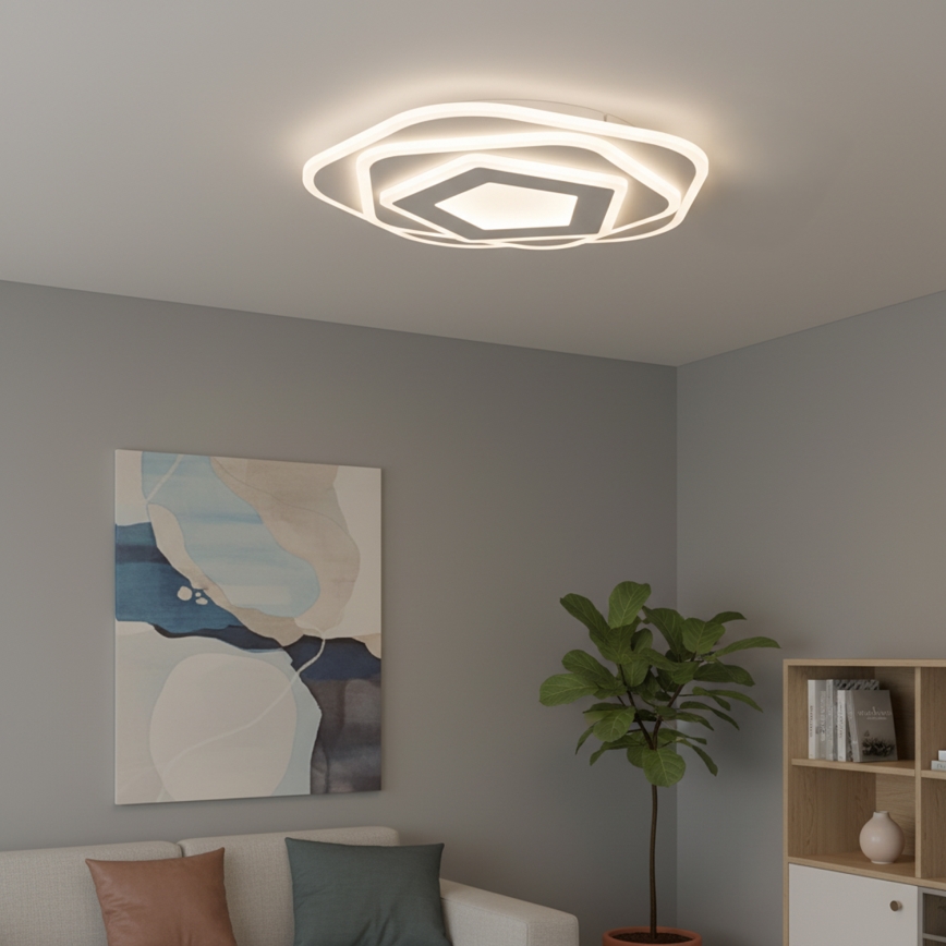 BRILAGI - dimmbare LED-Deckenleuchte MODERN LED/64W/230V 3000-6000K Ø 40 cm + Fernbedienung