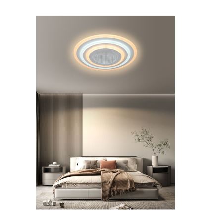 Brilagi - Dimmbare LED-Deckenleuchte MODERN LED/70W/230V 2700-6500K d 50 cm + Fernbedienung
