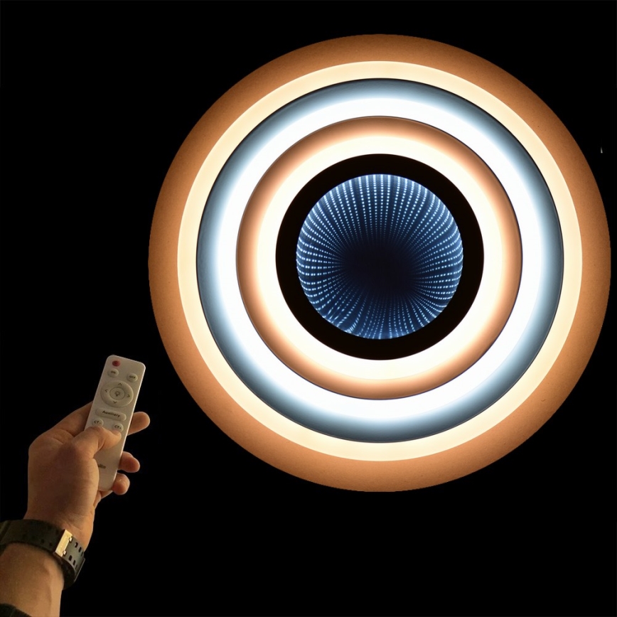 Brilagi - Dimmbare LED-Deckenleuchte MODERN LED/70W/230V 2700-6500K d 50 cm + Fernbedienung