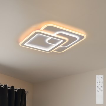 Brilagi - Dimmbare LED-Deckenleuchte MODERN LED/80W/230V 2700-6500K 52,5x52,5 cm + Fernbedienung