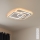 Brilagi - Dimmbare LED-Deckenleuchte MODERN LED/80W/230V 2700-6500K 52,5x52,5 cm + Fernbedienung