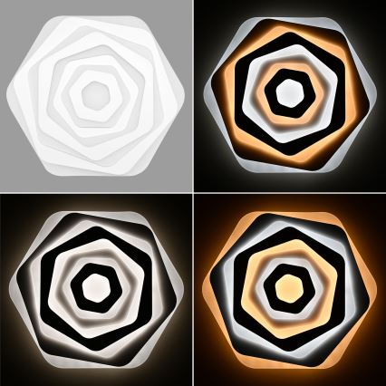 Brilagi - Dimmbare LED-Deckenleuchte MODERN LED/85W/230V 2700-6500K d 53 cm + Fernbedienung