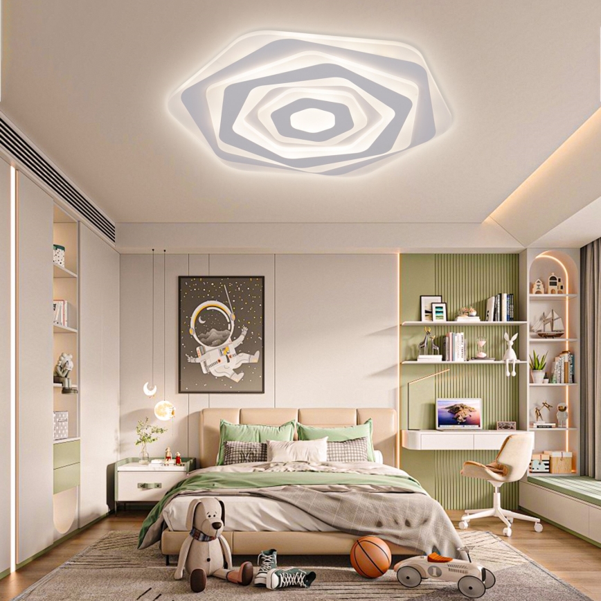 Brilagi - Dimmbare LED-Deckenleuchte MODERN LED/85W/230V 2700-6500K d 53 cm + Fernbedienung