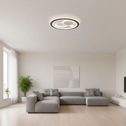 Brilagi - Dimmbare LED-Deckenleuchte MODERN LED/89W/230V 3000-6000K Ø 47 cm + Fernbedienung