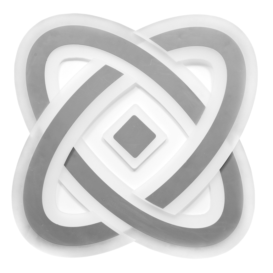 Brilagi - Dimmbare LED-Deckenleuchte MODERN LED/90W/230V 2700-6500K 48x48 cm+ Fernbedienung