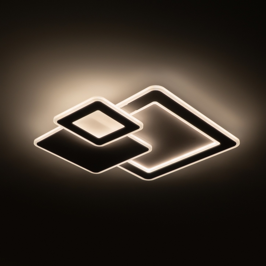 BRILAGI - dimmbare LED-Deckenleuchte MODERN LED/93W/230V 3000-6000K 48,5x48,5 cm + Fernbedienung