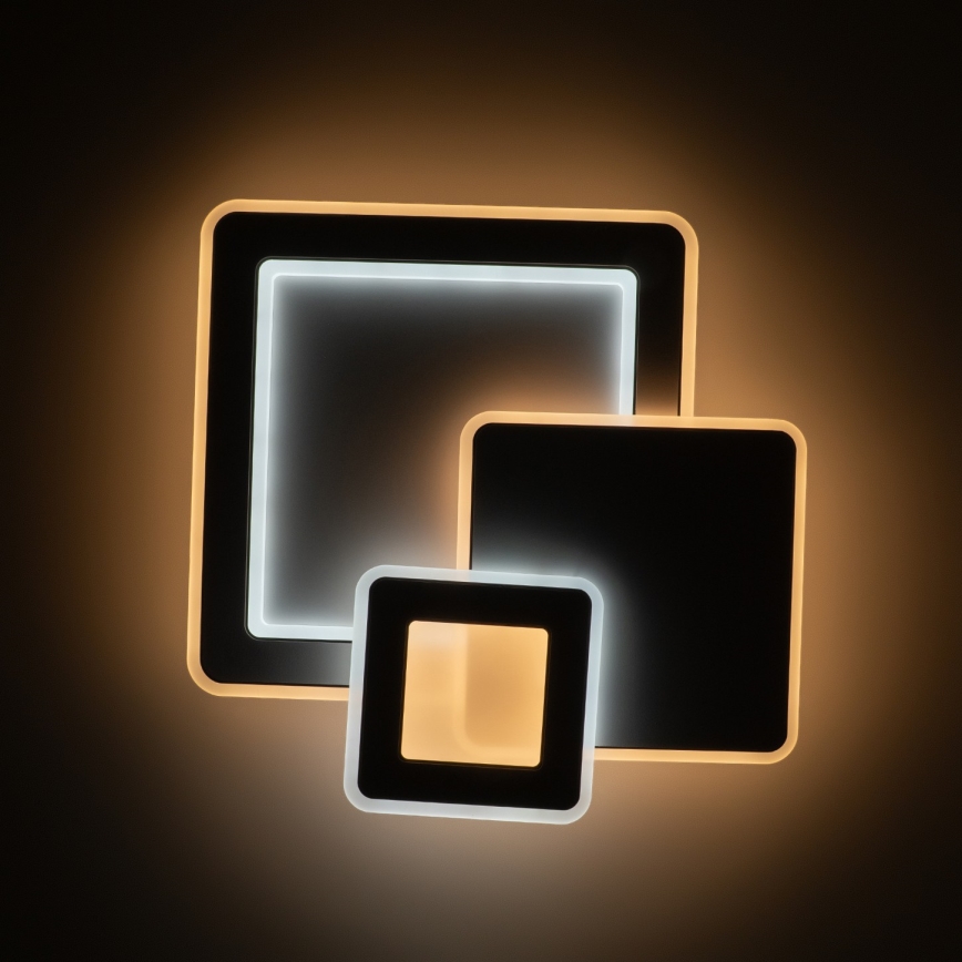 BRILAGI - dimmbare LED-Deckenleuchte MODERN LED/93W/230V 3000-6000K 48,5x48,5 cm + Fernbedienung
