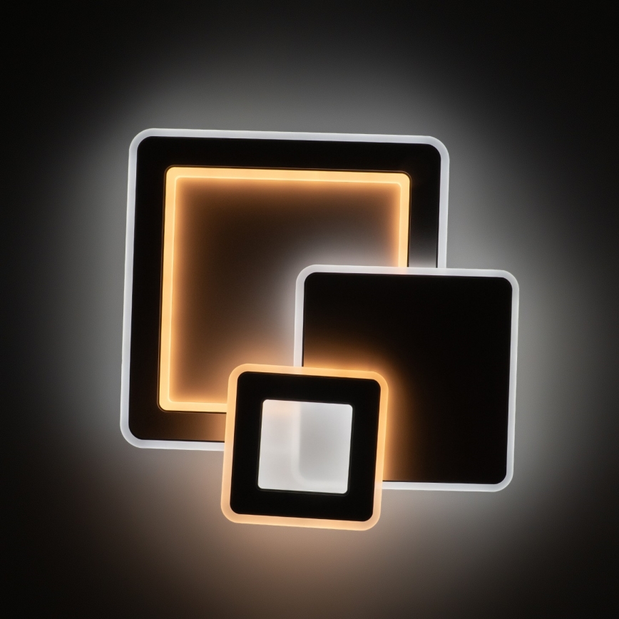 Brilagi - LED dimmbare Deckenleuchte MODERN LED/93W/230V 3000-6000K 48,5x48,5 cm + Fernbedienung