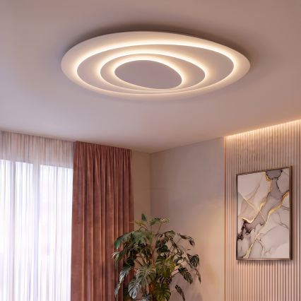 BRILAGI - LED dimmbare Deckenleuchte MODERN MAXI LED/87W/230V 3000-6000K 67x80 cm + Fernbedienung